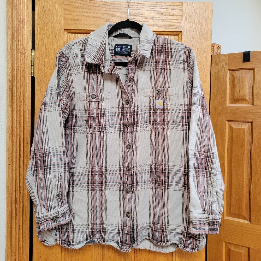 Womens Carhartt Plaid Shacket